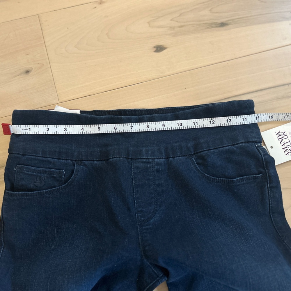 NWT Gloria Vanderbilt Amanda Pull On Jeans 6 Short - Picture 5 of 14